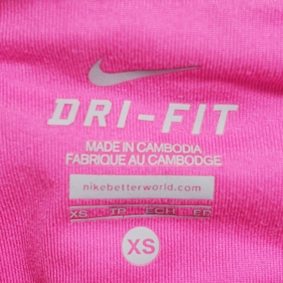 Nike | Dri-Fit Capri Leggings | Gray/Pink - Picture 2 of 4